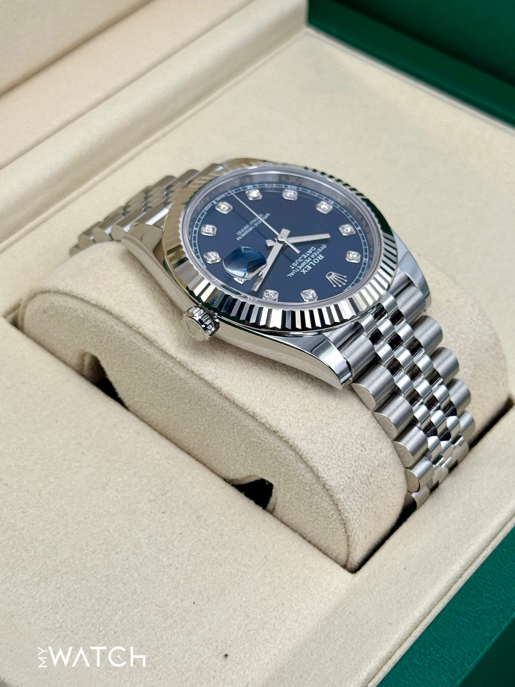 NEW 2026 Rolex Datejust 41mm 126334 Stainless Steel Jubilee Blue Diamond Dial