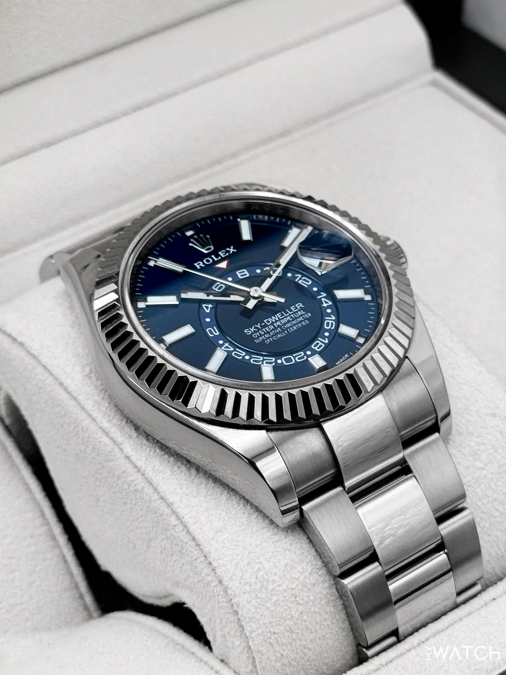 2025 CPO Rolex Sky-Dweller 42mm 326234 Stainless Steel Oyster Blue Dial (CPO)