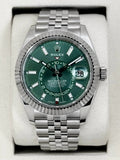 NEW 2026 Rolex Sky-Dweller 42mm 336934 Jubilee Green Dial (STICKERED)