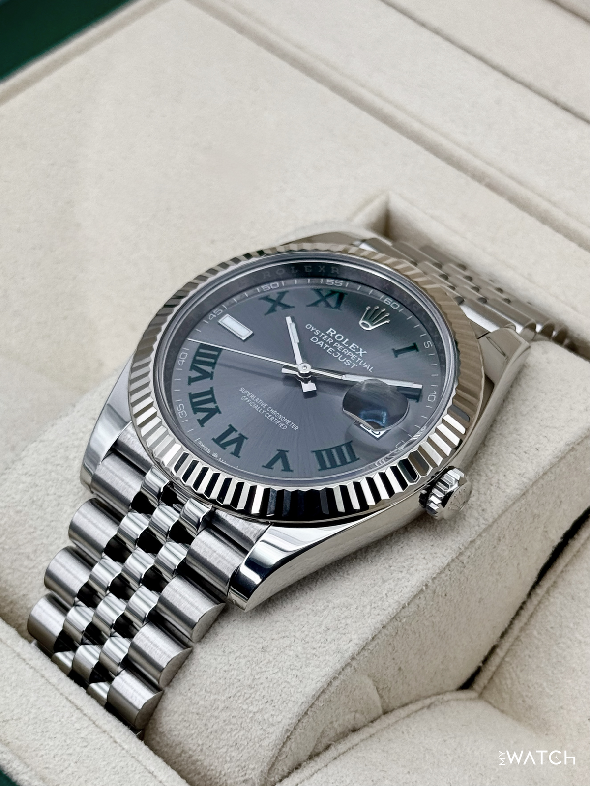 2024 Rolex Datejust 41mm 126334 Jubilee Wimbledon Dial