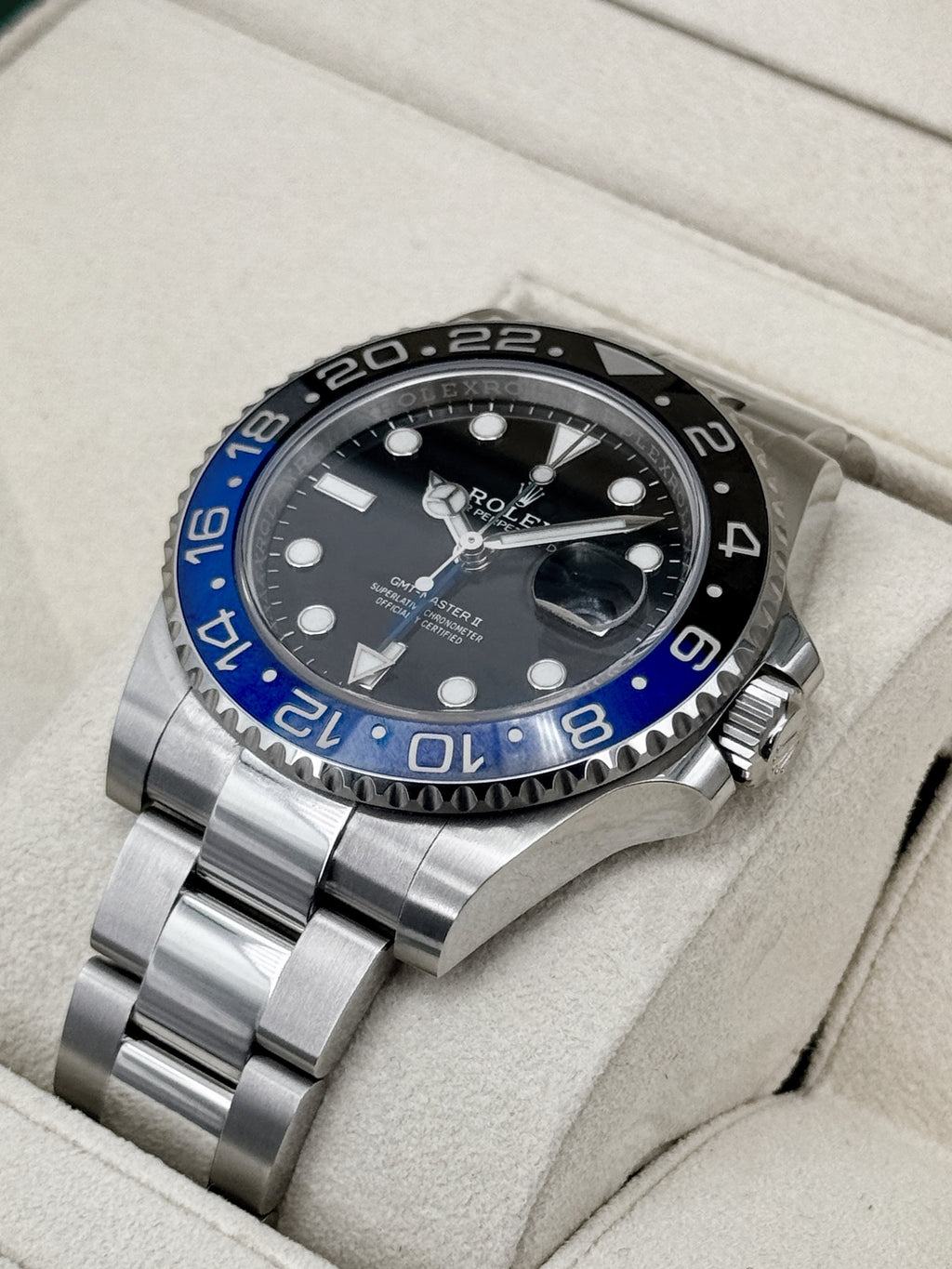 2022 Rolex GMT-Master II "Batman" 40mm 126710BLNR Oyster