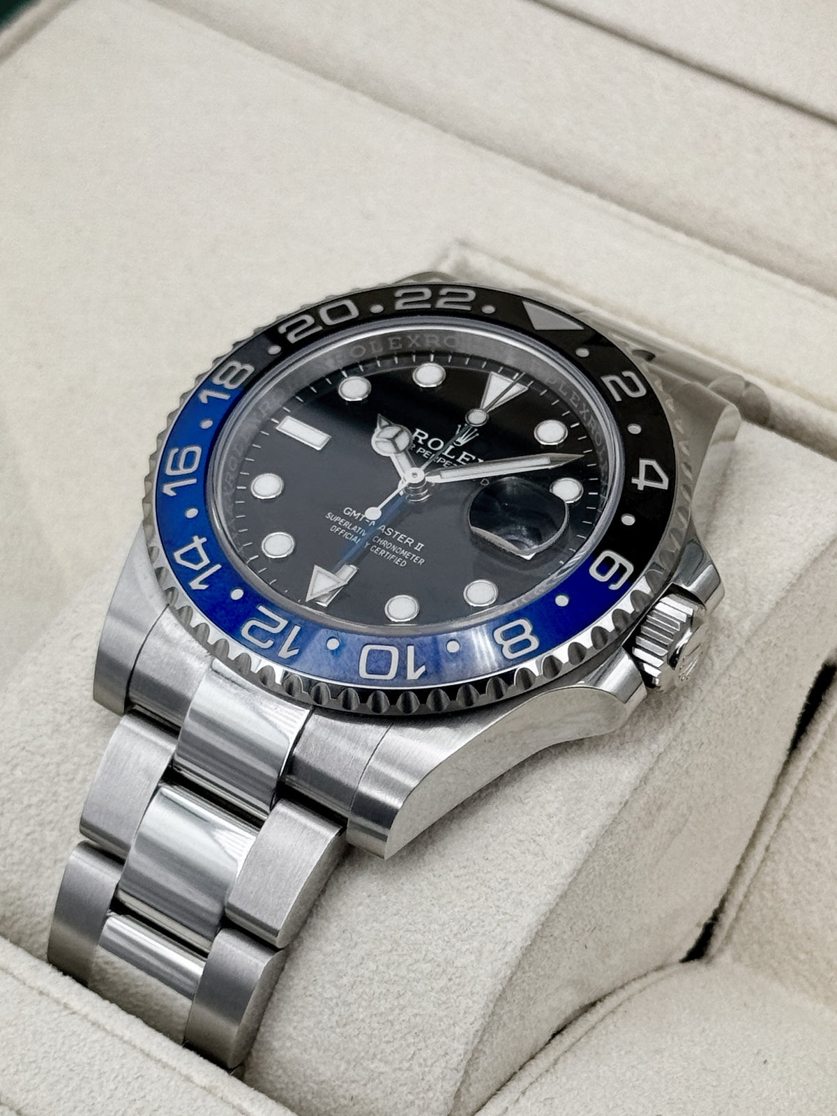 2022 Rolex GMT-Master II "Batman" 40mm 126710BLNR Oyster