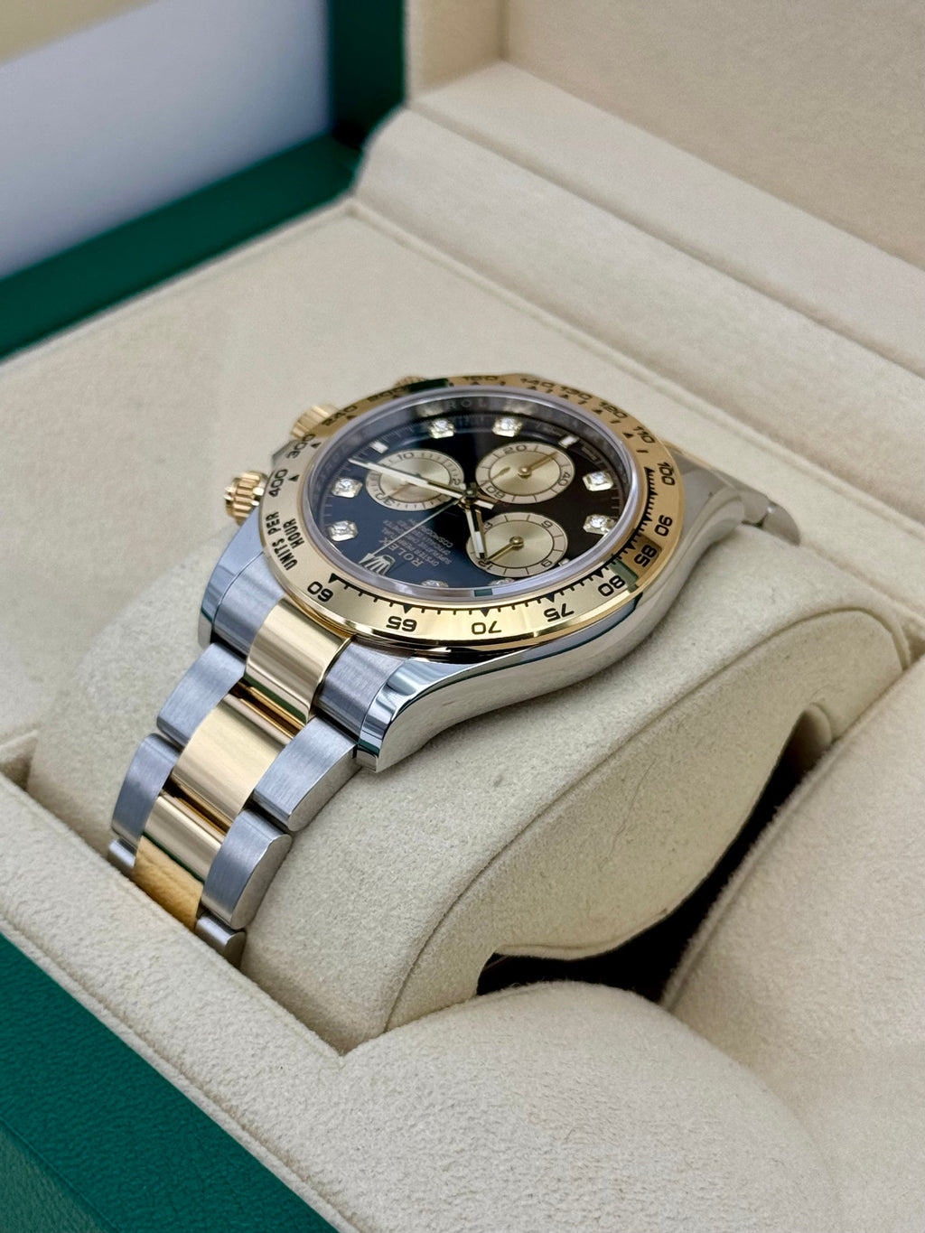 NEW 2025 Rolex Daytona 40mm 126503 Two-Tone Black Diamond Dial