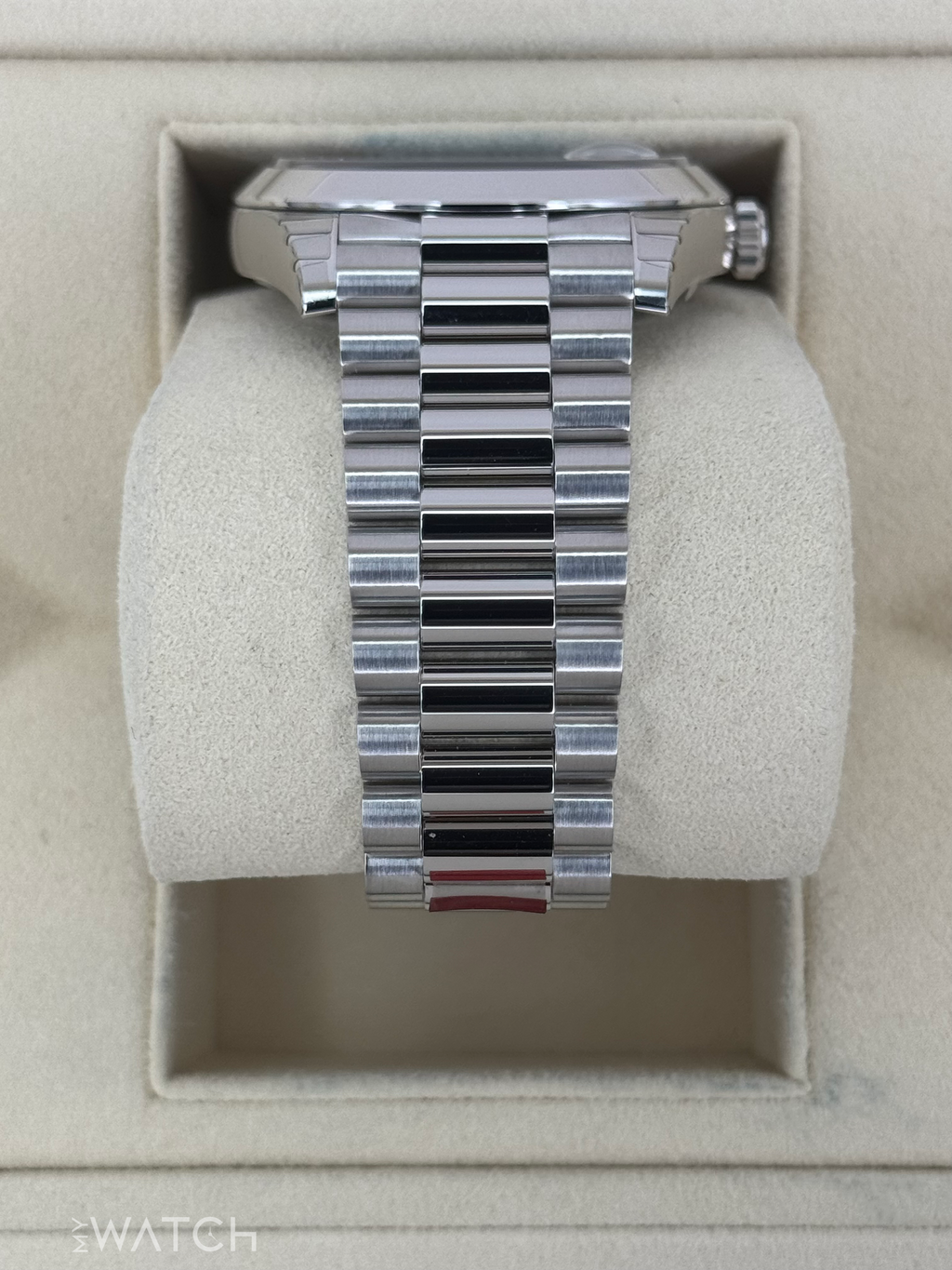 NEW 2024 Rolex Day-Date 40mm 228206 Platinum Blue Motif Dial