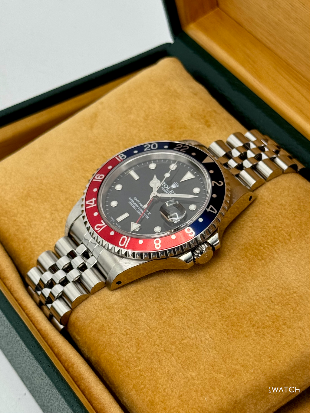 2001 Rolex GMT Master II "Pepsi" 40mm 16710 Stainless Steel "Collectors Set"