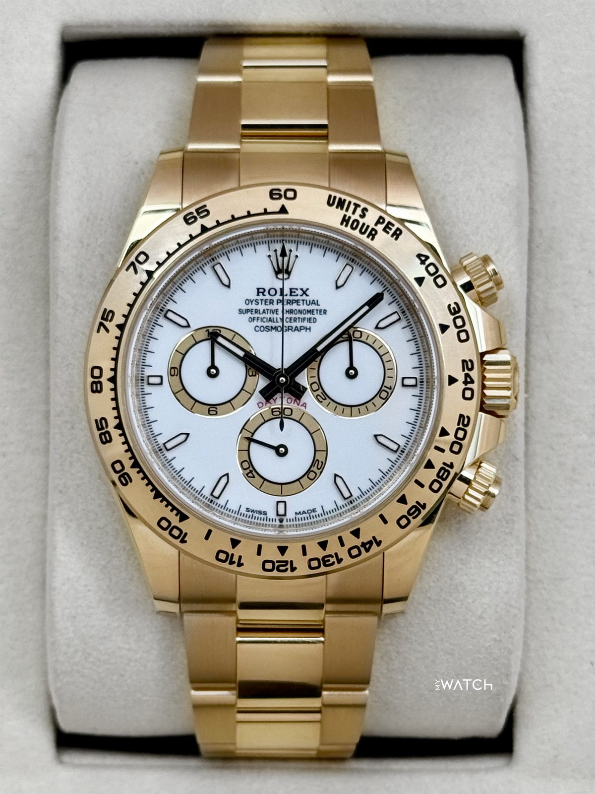 NEW 2026 Rolex Daytona 40mm 126508 18K Yellow Gold White Dial