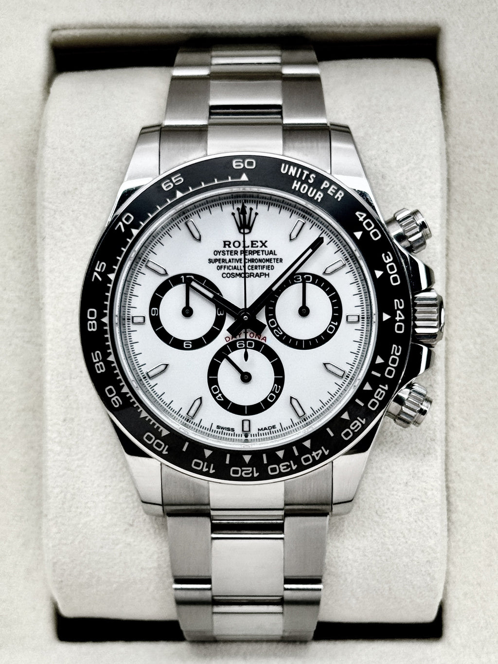 2025 Rolex Daytona 40mm 126500LN Stainless Steel Panda Dial