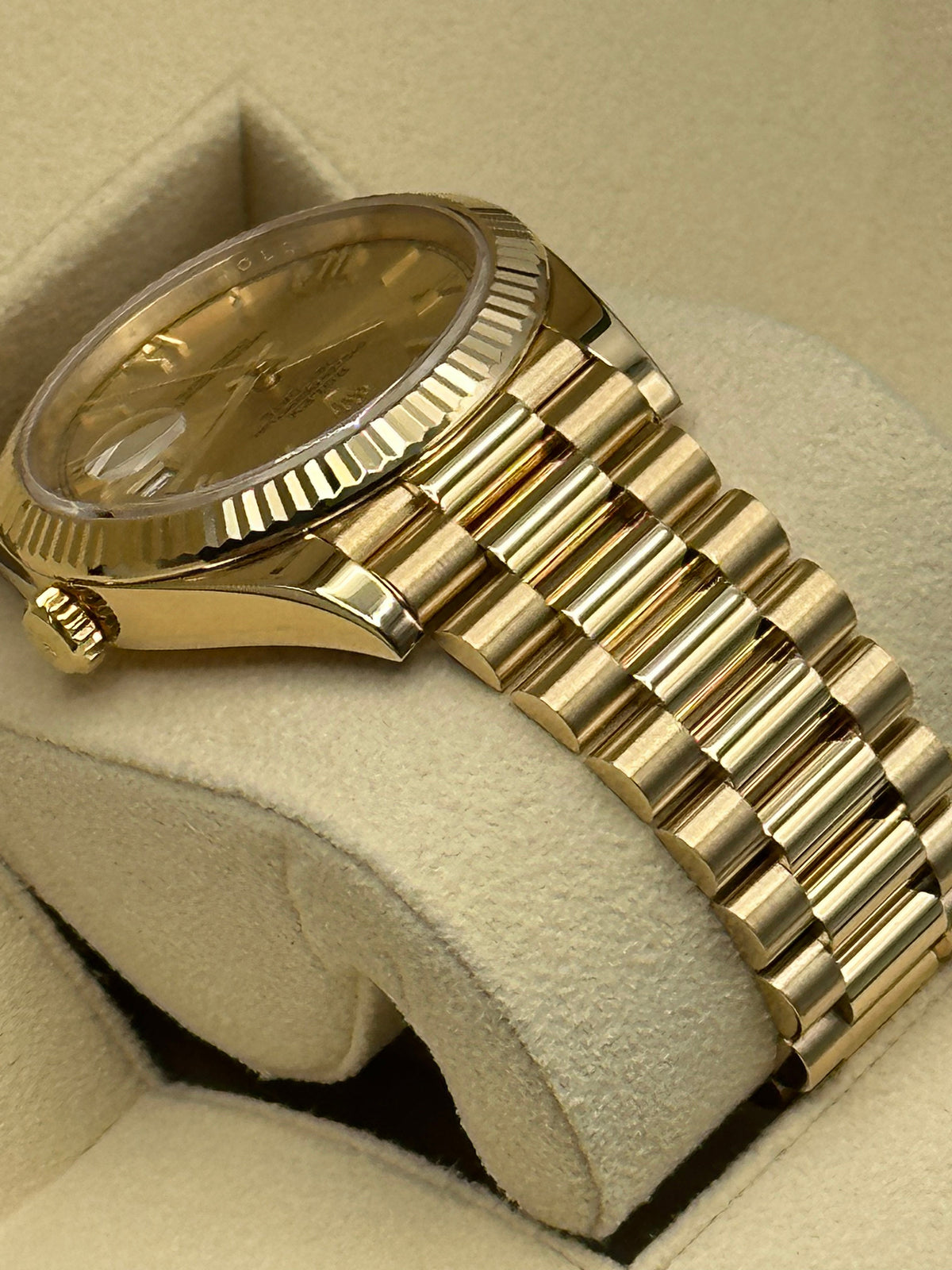2019 Rolex Day-Date 40mm 228238 Presidential Champagne Dial