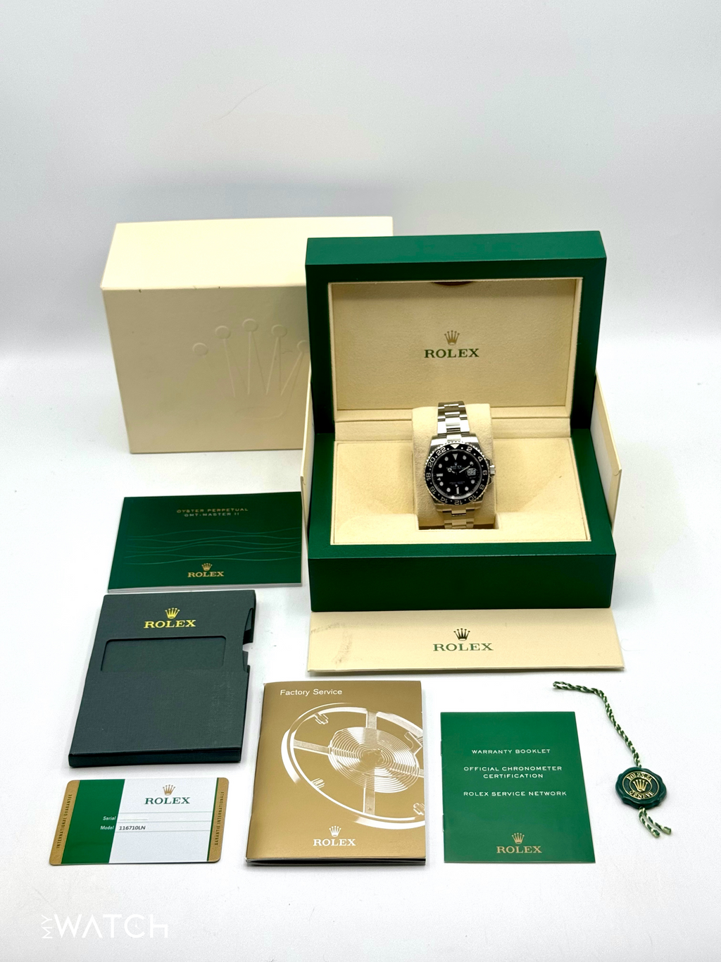 2019 Rolex GMT-Master II 40mm 116710LN Stainless Steel Black Dial