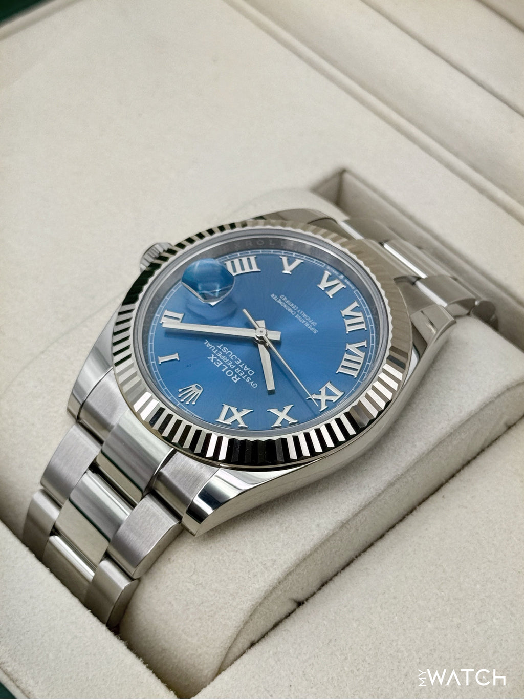 NEW 2026 Rolex Datejust 41mm 126334 Stainless Steel Oyster Azzurro Blue Dial