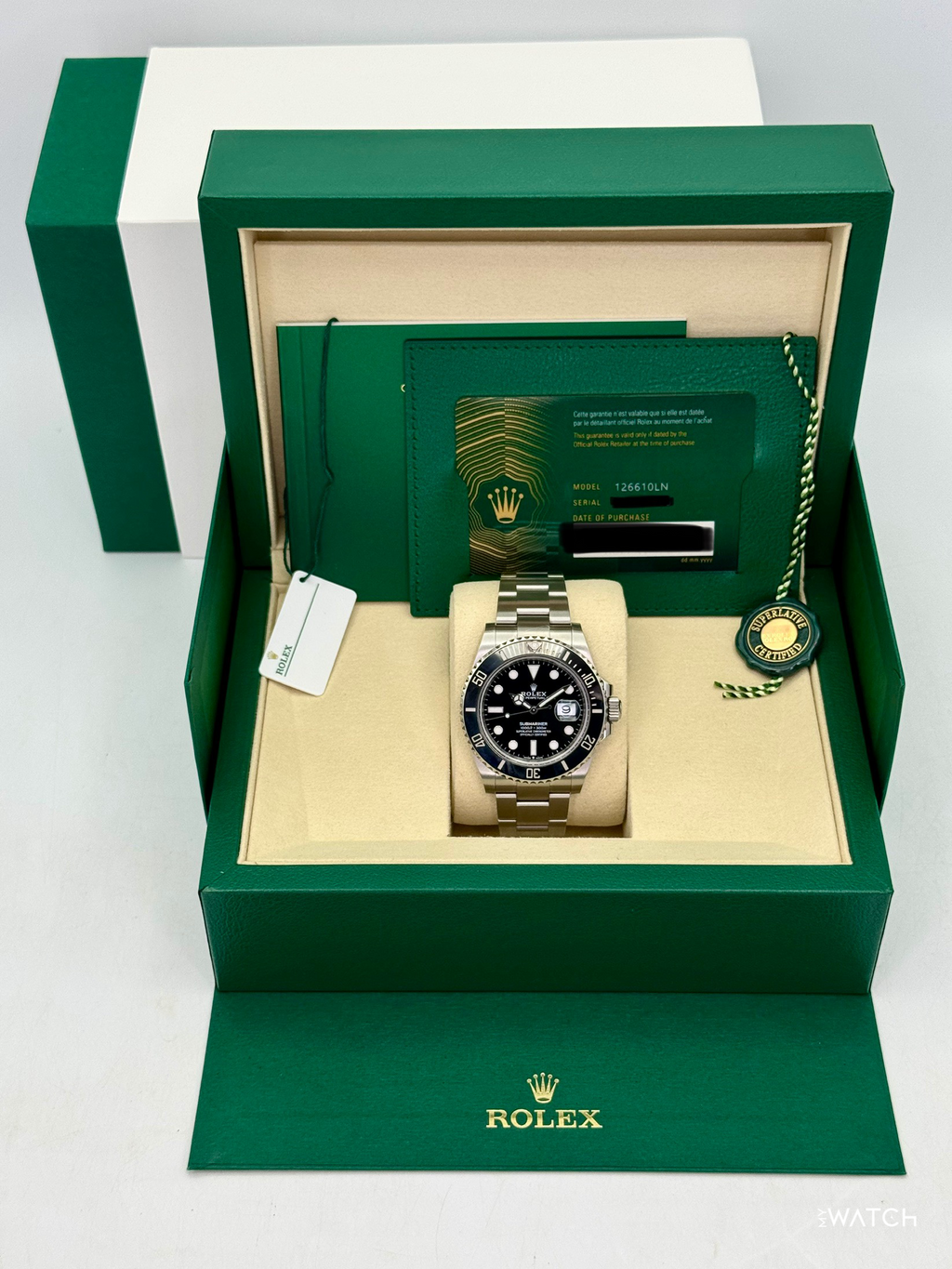 2025 Rolex Submariner 41mm 126610LN Stainless Steel Black Dial