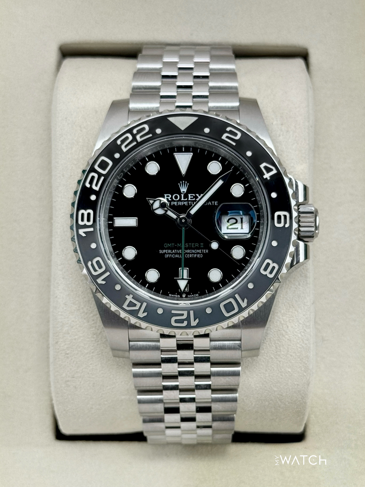NEW 2025 Rolex GMT-Master II "Bruce Wayne" 40mm 126710GRNR Jubilee
