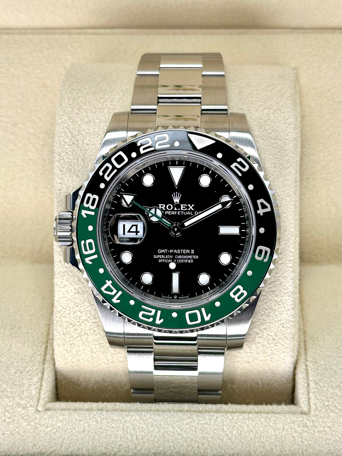NEW 2024 Rolex GMT-Master II "Sprite" 40mm 126720VTNR Oyster