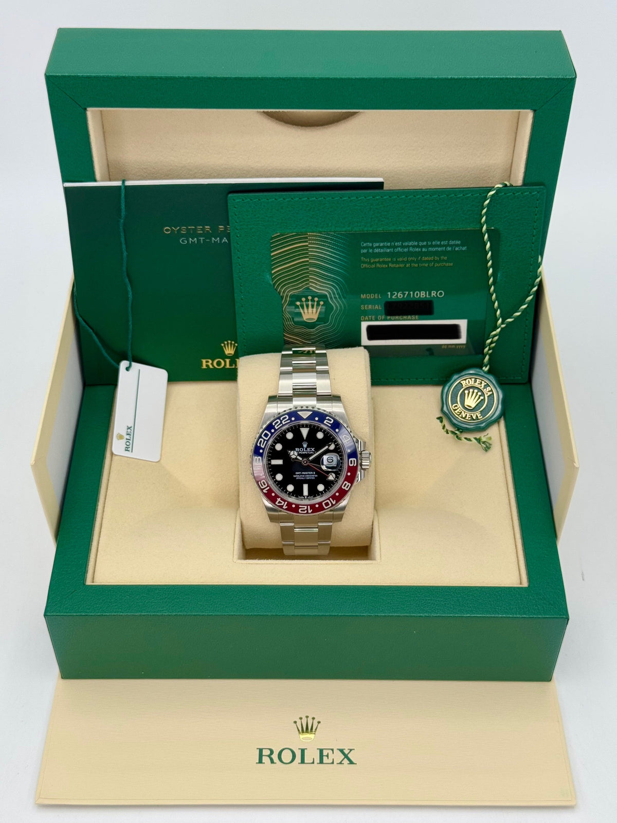 2022 Rolex GMT-Master II "Pepsi" 40mm 126710BLRO Oyster