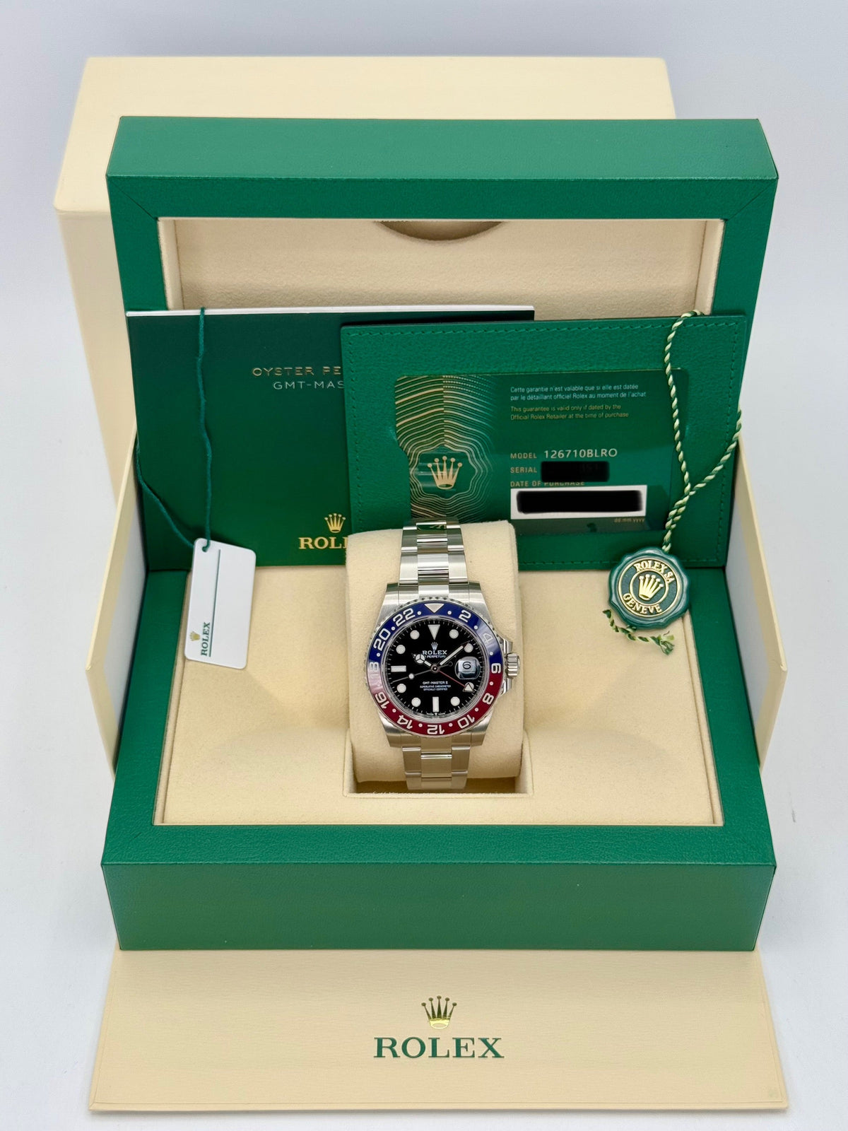 2022 Rolex GMT-Master II "Pepsi" 40mm 126710BLRO Oyster