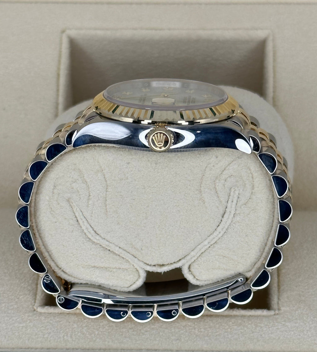 NEW 2023 Rolex Datejust 31mm 278273 Two-Tone Jubilee MOP Diamond Dial