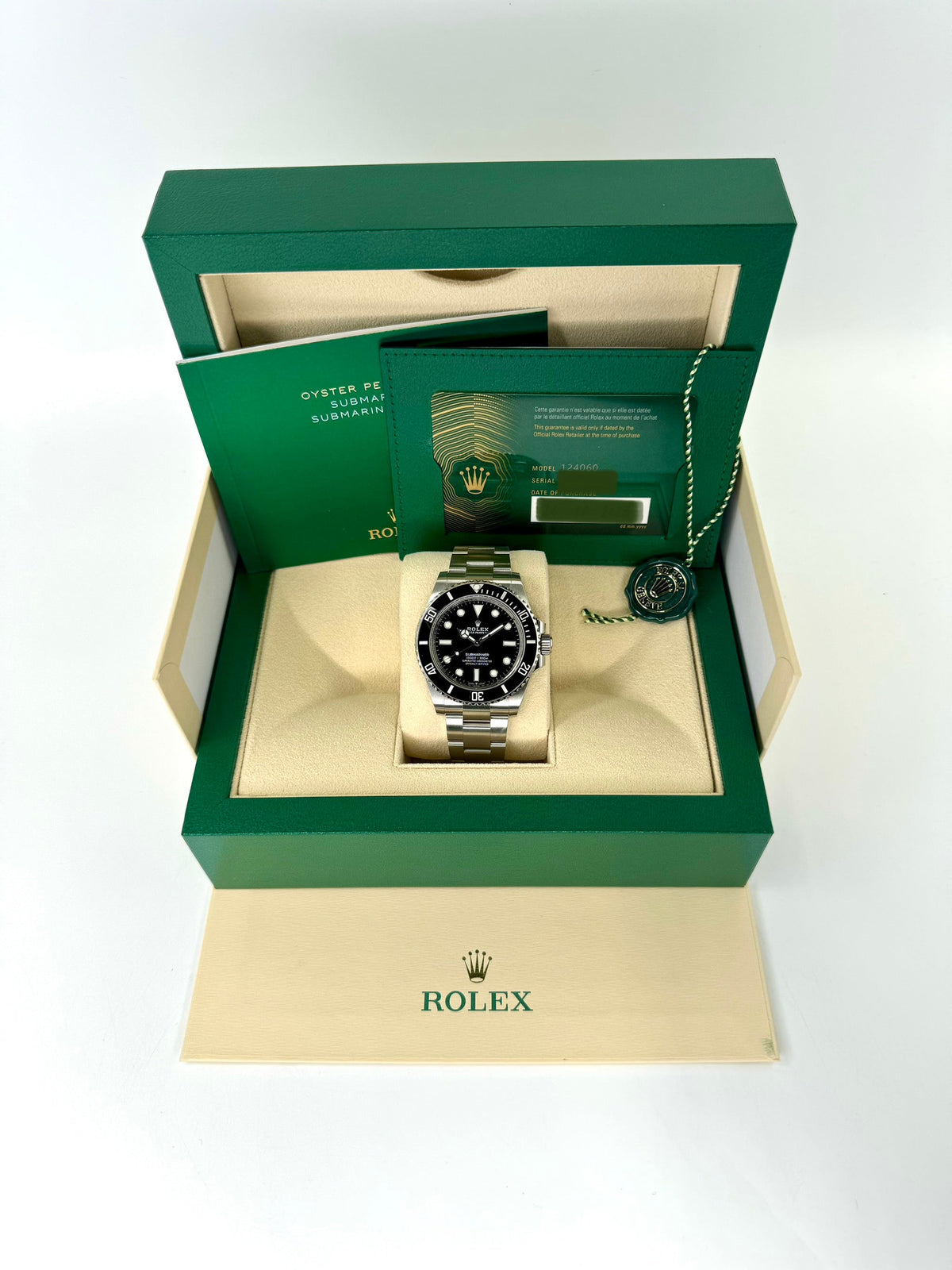 NEW 2023 Rolex Submariner 41mm 124060 Stainless Steel Black Dial