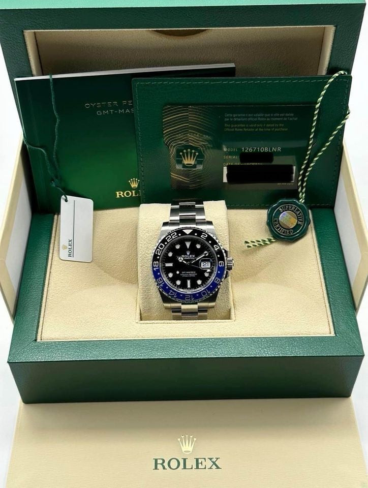 New 2023 Rolex GMT-Master II "Batman" 40mm 126710BLNR Oyster