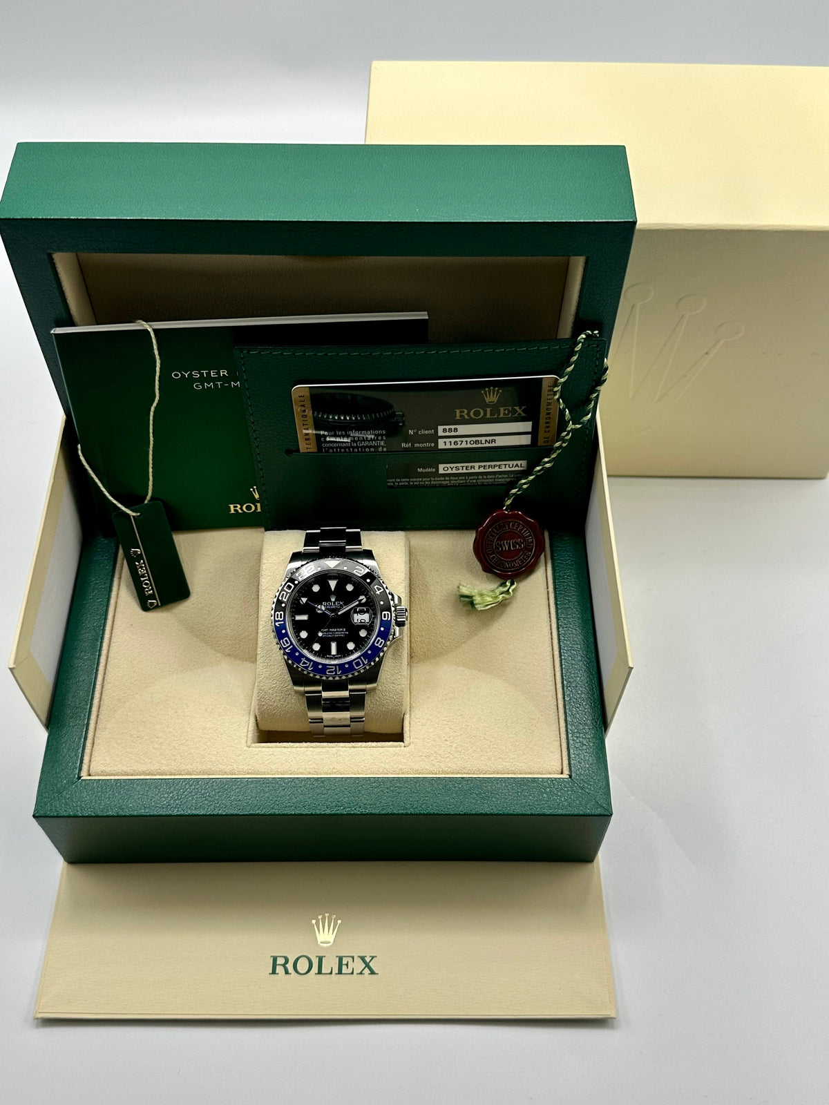 2014 Rolex GMT-Master II "Batman" 40mm 116710BLNR Oyster