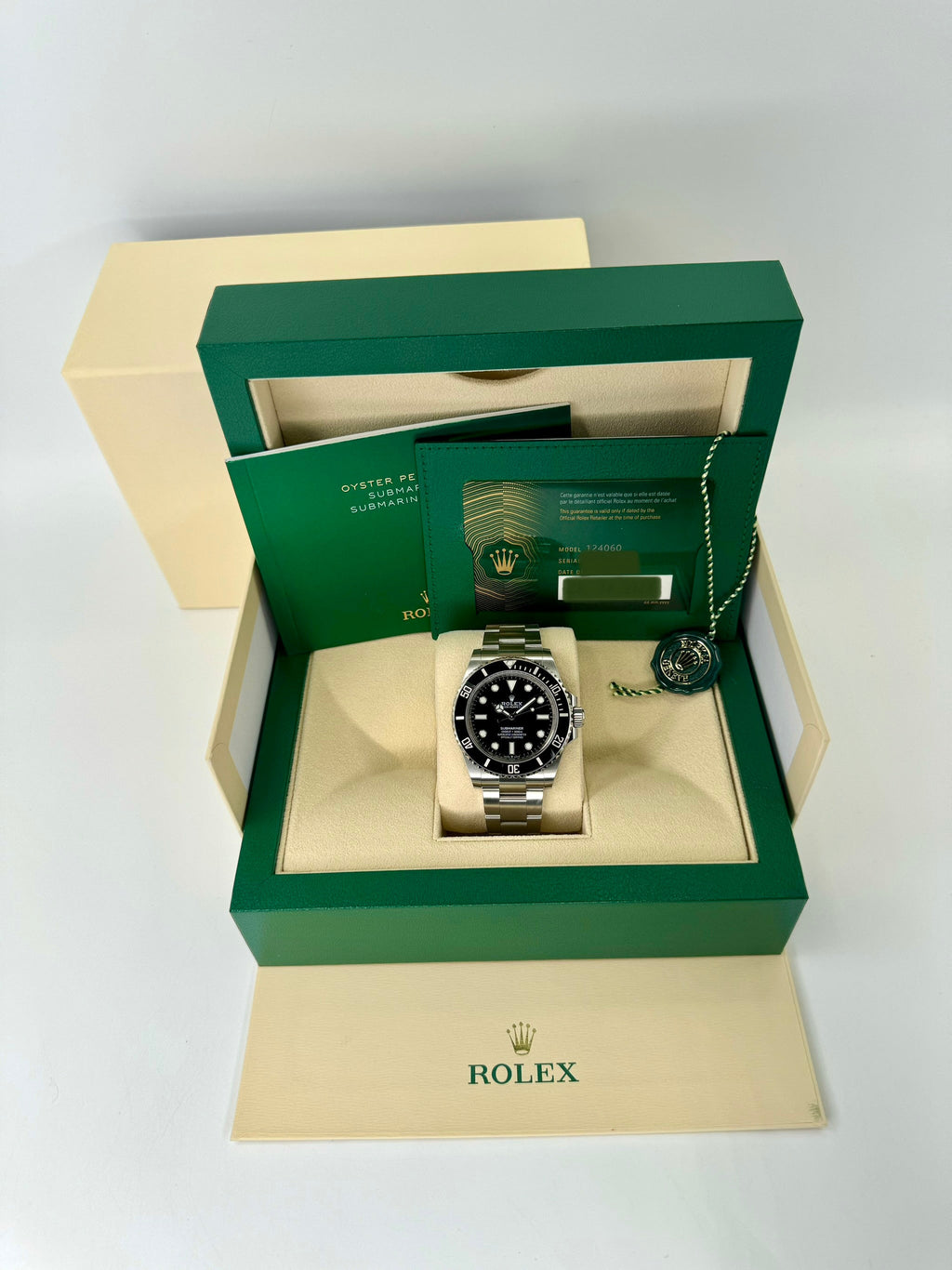 NEW 2023 Rolex Submariner 41mm 124060 Stainless Steel Black Dial