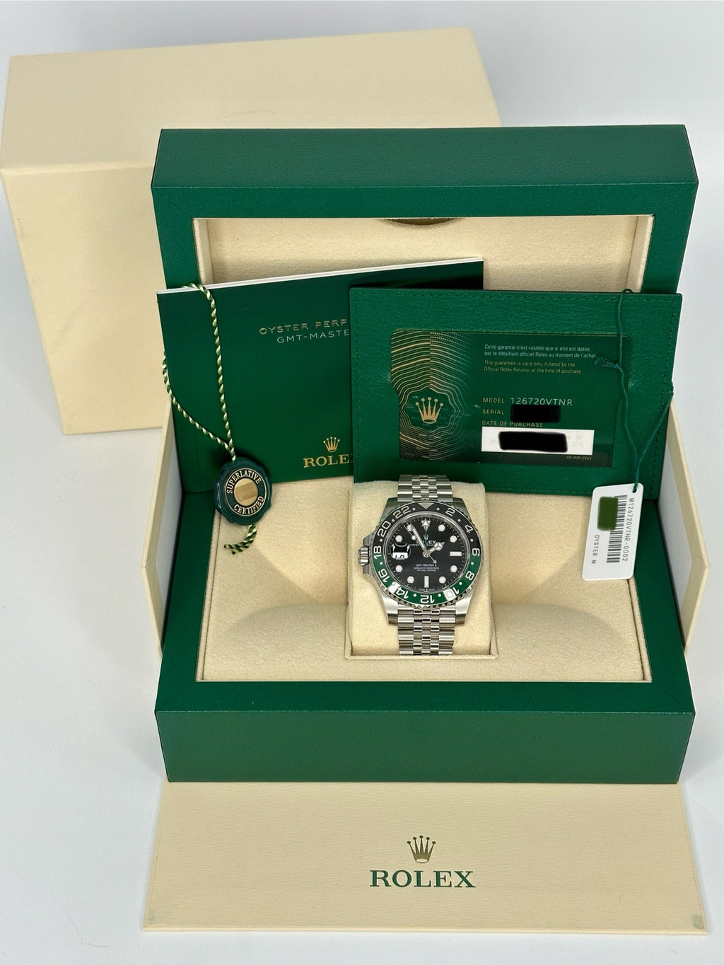 NEW 2023 Rolex GMT-Master II “Sprite” 40mm 126720VTNR Jubilee