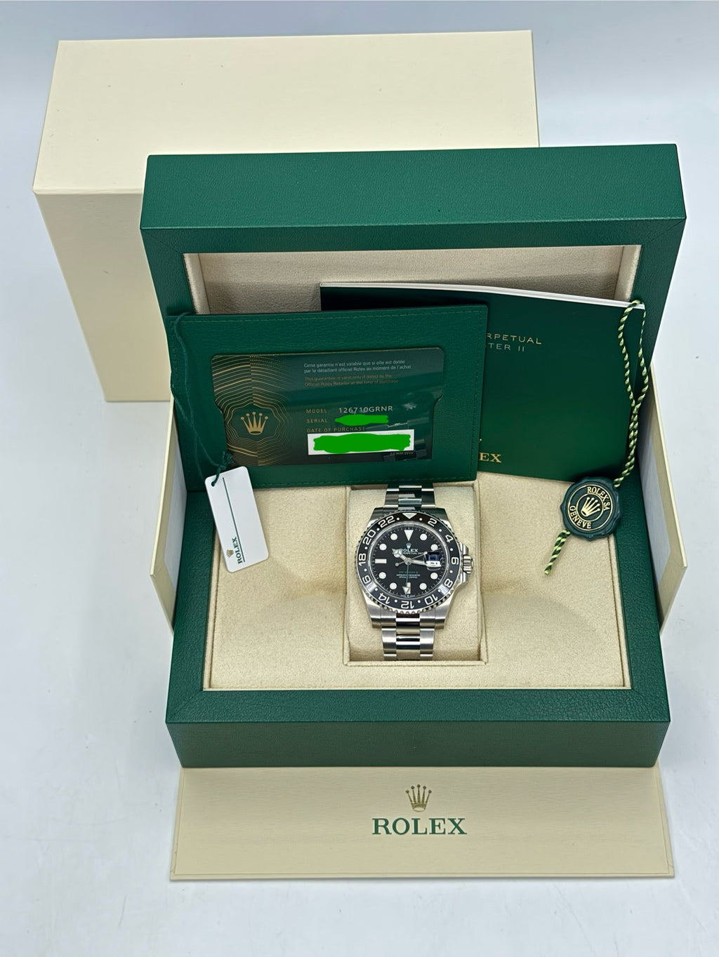 NEW 2024 Rolex GMT-Master II "Bruce Wayne" 40mm 126710GRNR Oyster