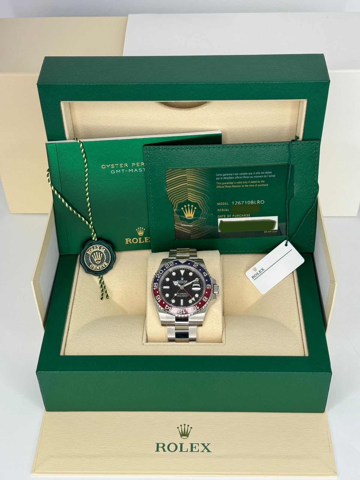 NEW 2023 Rolex GMT-Master II "Pepsi" 40mm 126710BLRO Oyster