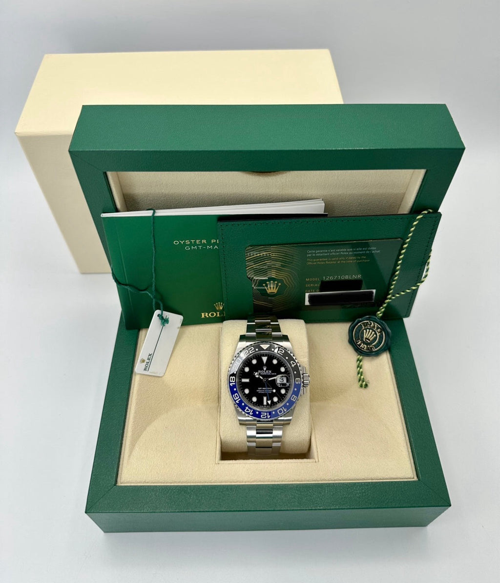 New 2023 Rolex GMT-Master II "Batman" 40mm 126710BLNR Oyster