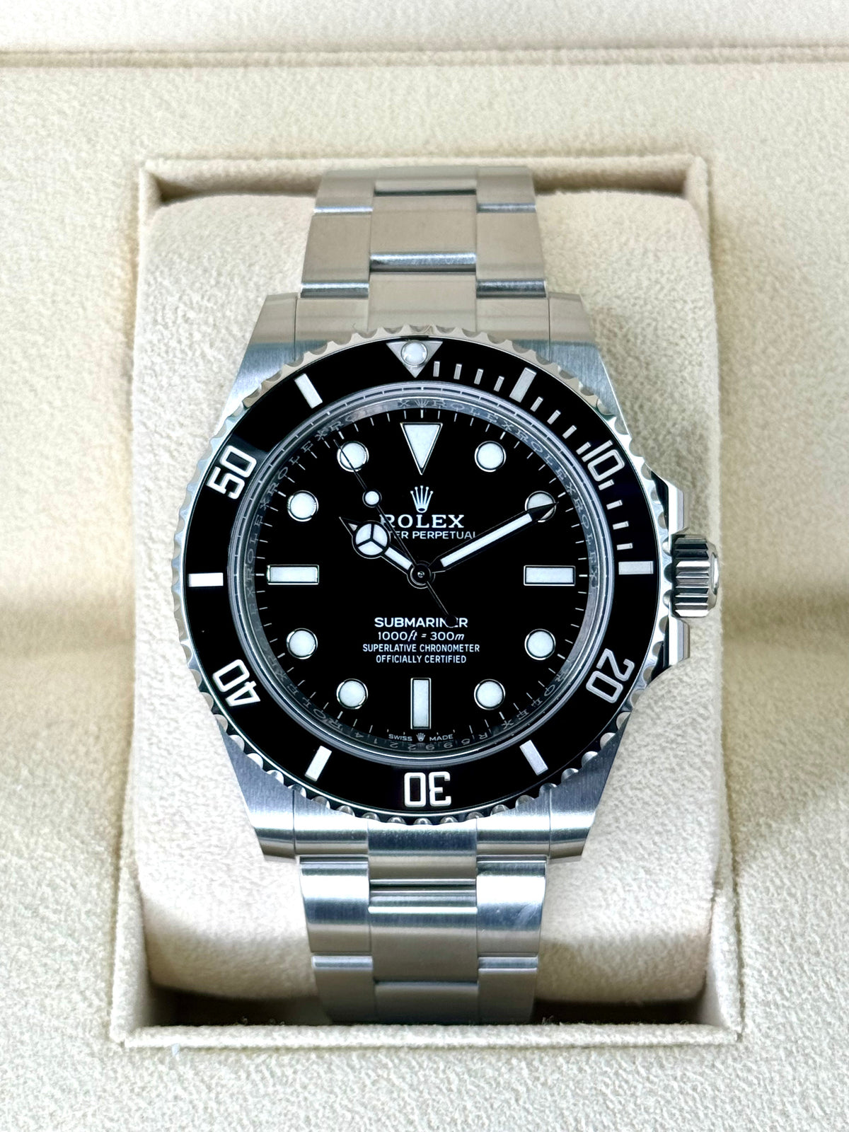NEW 2023 Rolex Submariner 41mm 124060 Stainless Steel Black Dial