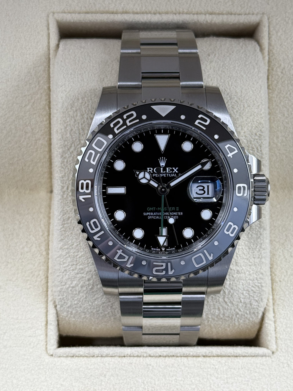 NEW 2024 Rolex GMT-Master II "Bruce Wayne" 40mm 126710GRNR Oyster
