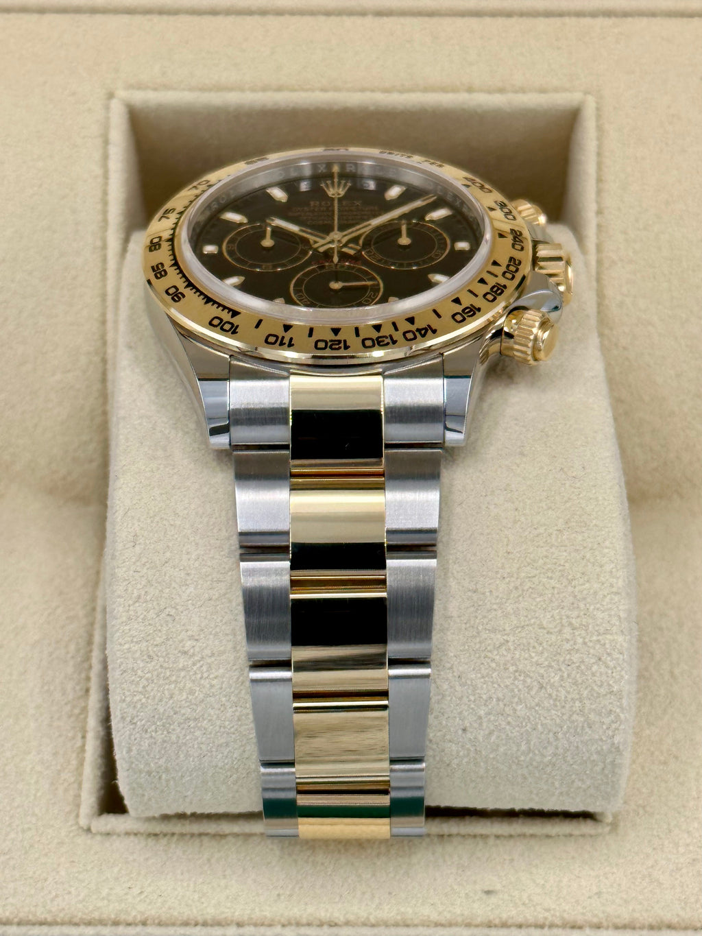 NEW 2023 Daytona 40mm 116503 Two-Tone Black Index Dial