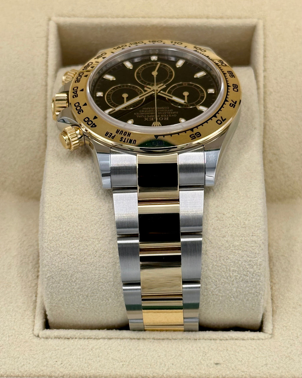 NEW 2023 Daytona 40mm 116503 Two-Tone Black Index Dial