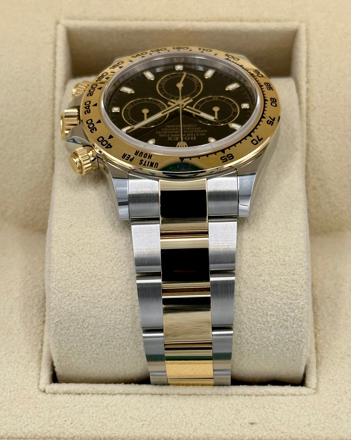 NEW 2023 Daytona 40mm 116503 Two-Tone Black Index Dial