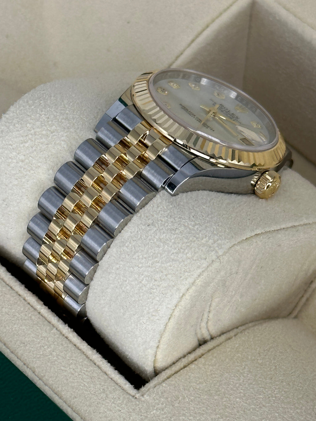 NEW 2023 Rolex Datejust 31mm 278273 Two-Tone Jubilee MOP Diamond Dial