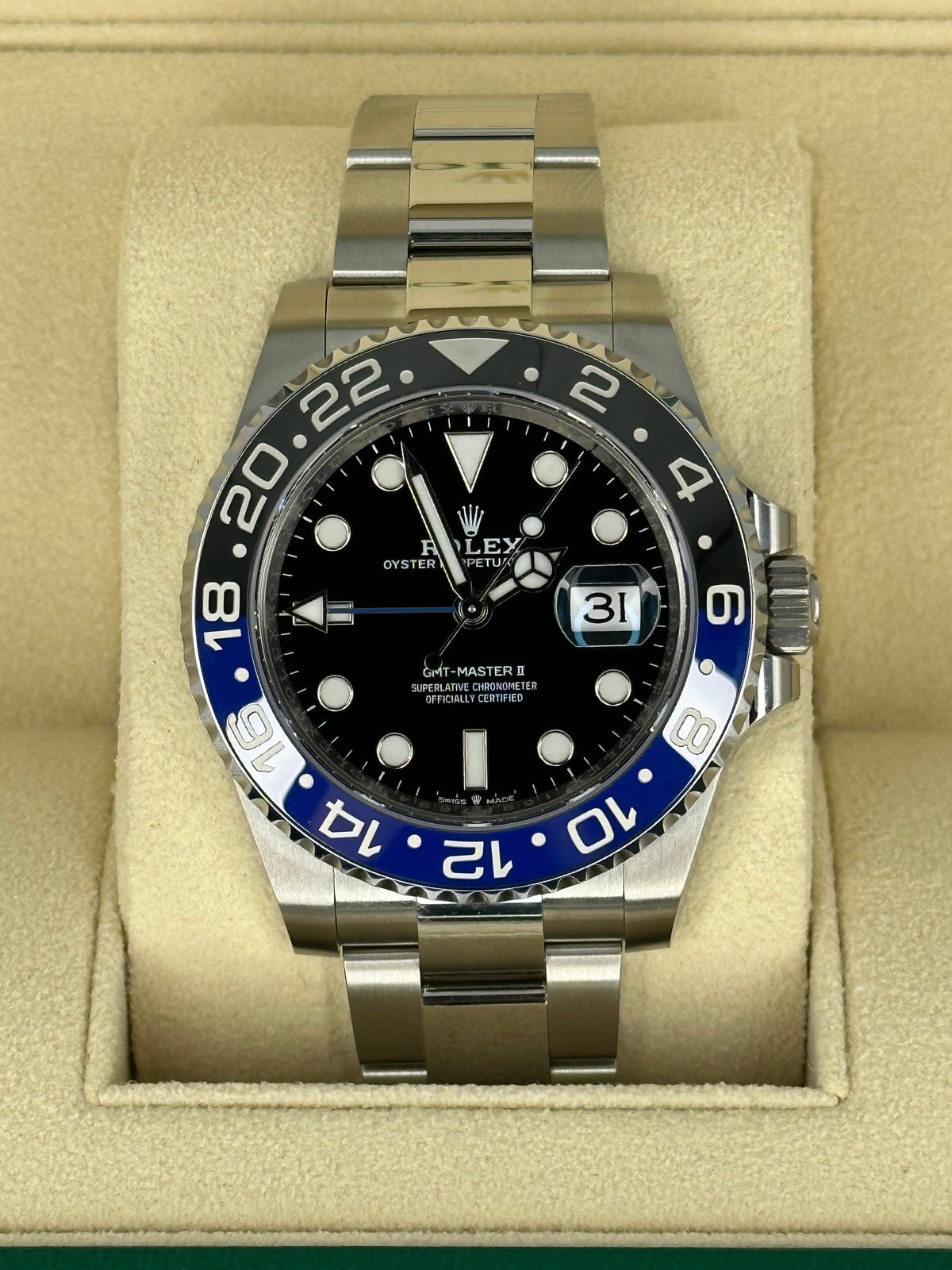 NEW 2023 Rolex GMT-Master II "Batman" 40mm 126710BLNR Oyster