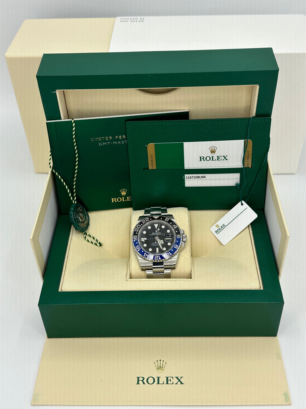 2018 Rolex GMT-Master II "Batman" 40mm 116710BLNR Oyster