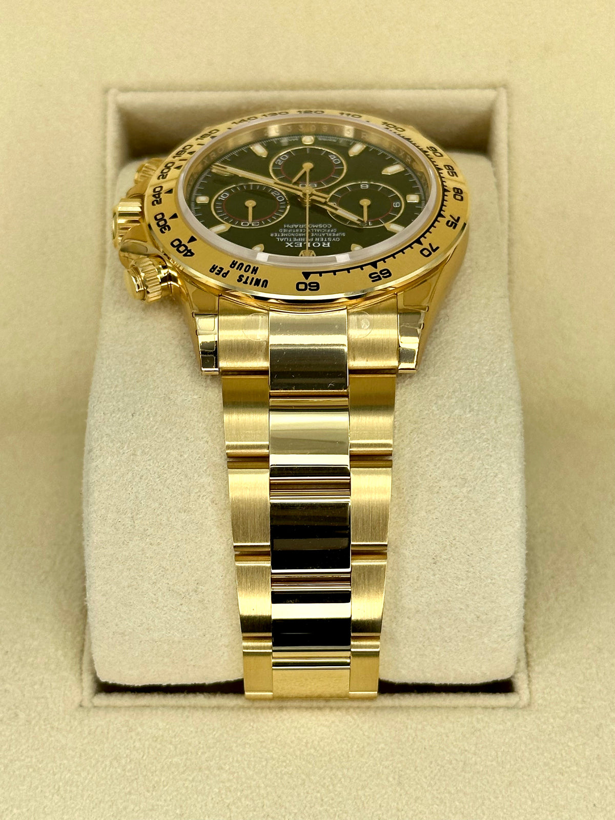 NEW 2021 Rolex Daytona "John Mayer" 40mm 116508 Yellow Gold Green Dial