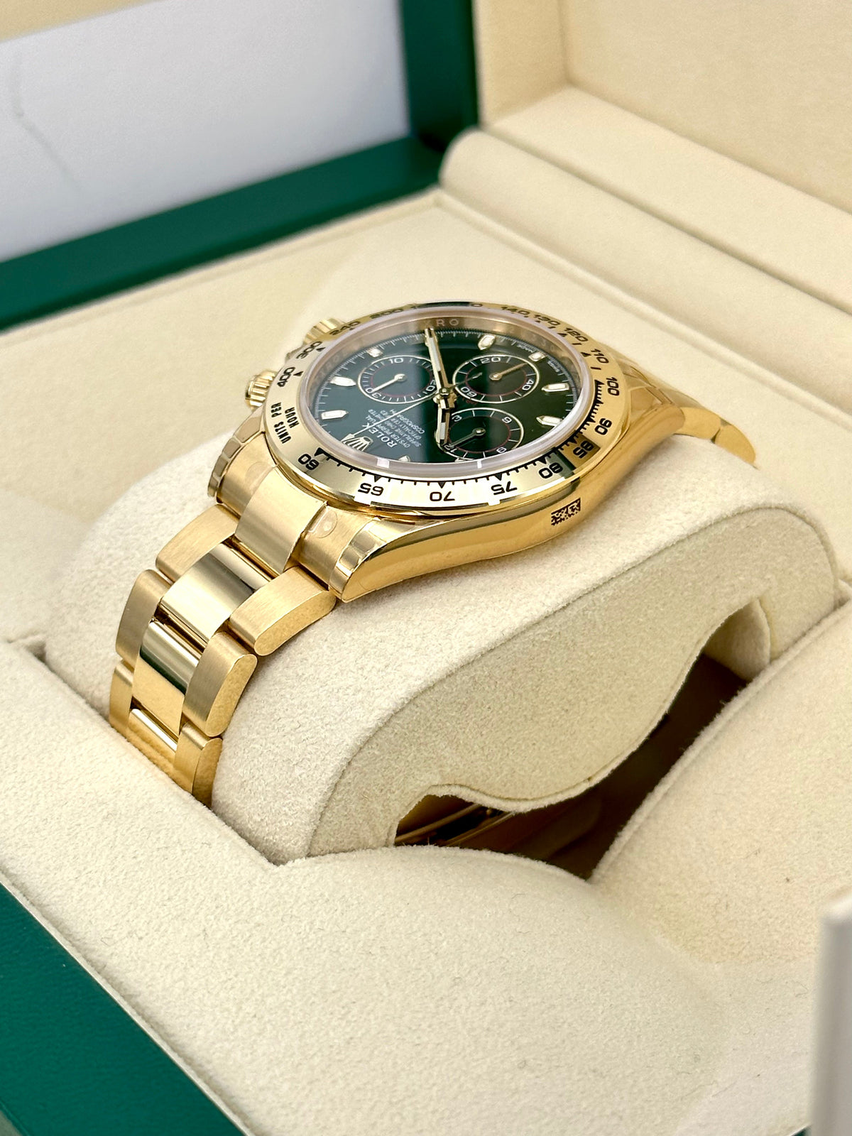 NEW 2021 Rolex Daytona "John Mayer" 40mm 116508 Yellow Gold Green Dial