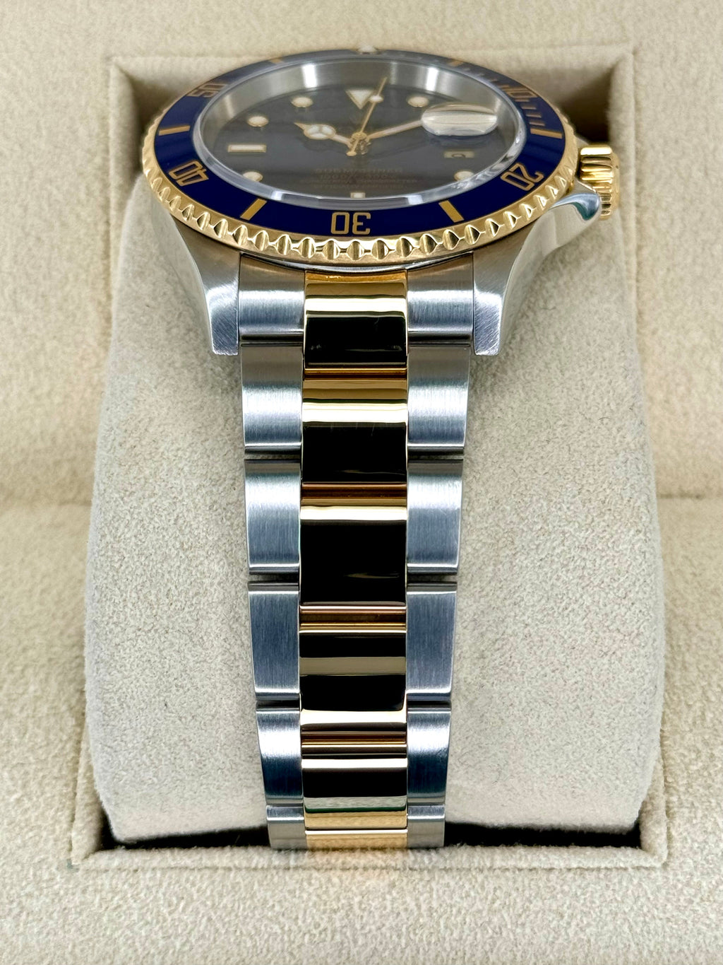 2003 Rolex Submariner "Bluesy" 40mm 16613 Two-Tone Blue Dial
