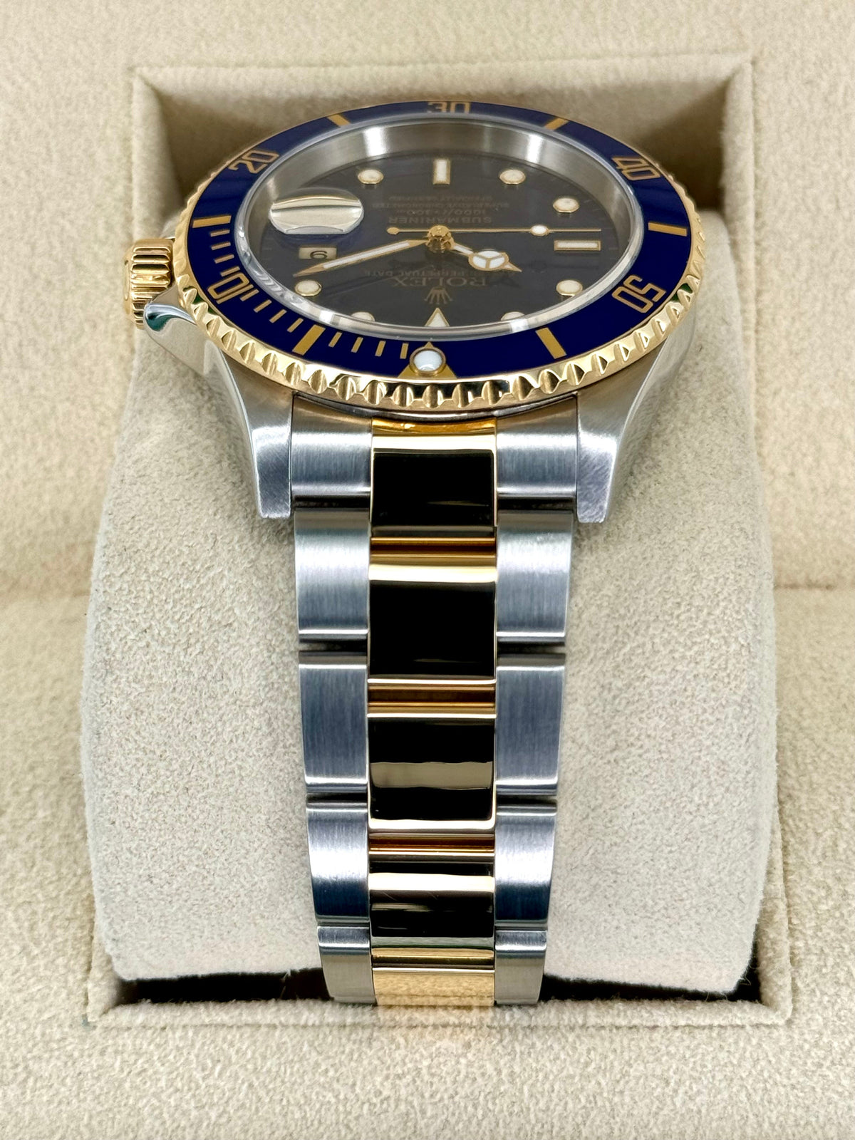 2003 Rolex Submariner "Bluesy" 40mm 16613 Two-Tone Blue Dial