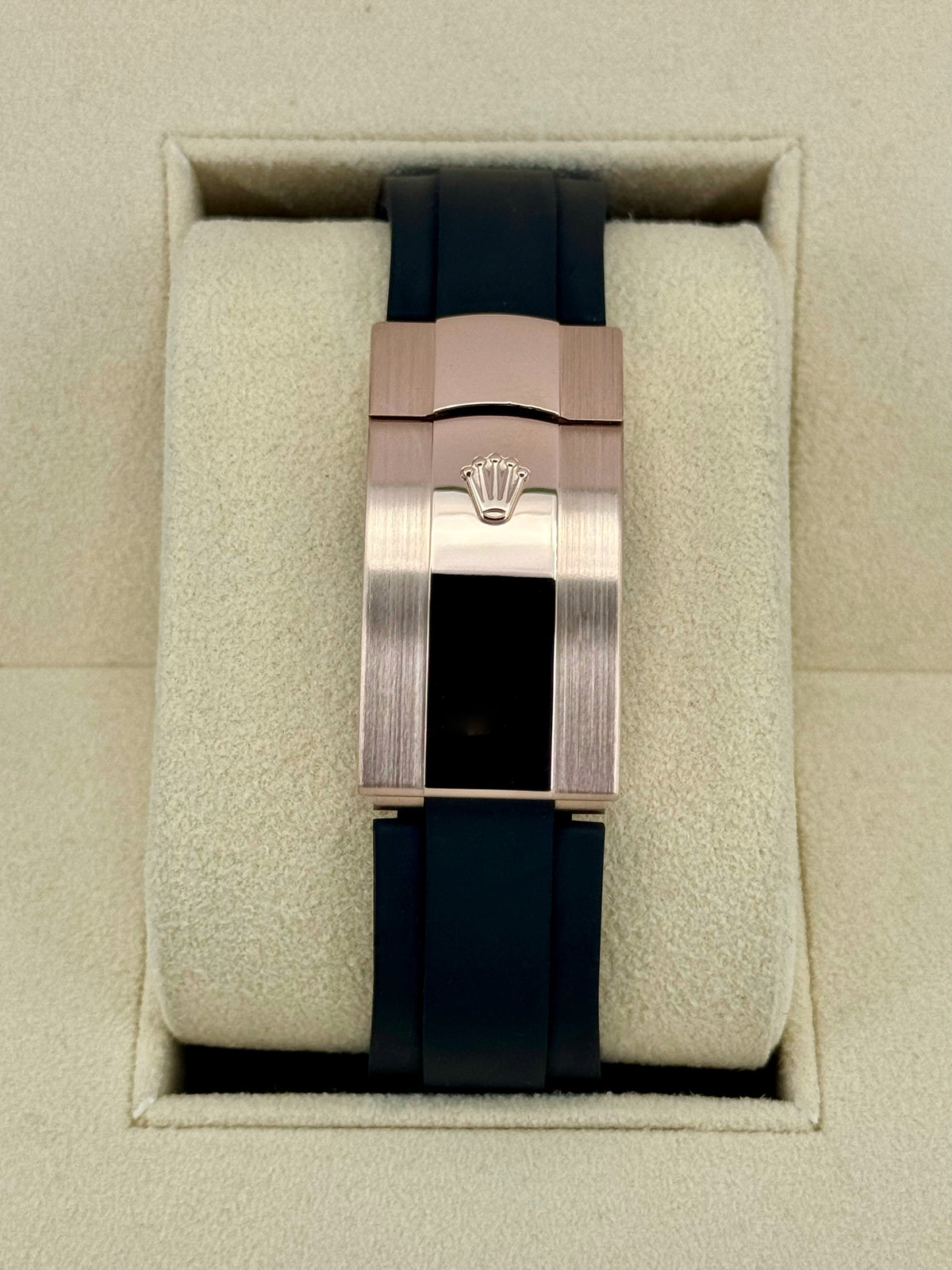 2022 Rolex Sky-Dweller 42mm 326235 Rose Gold Oysterflex Chocolate Dial
