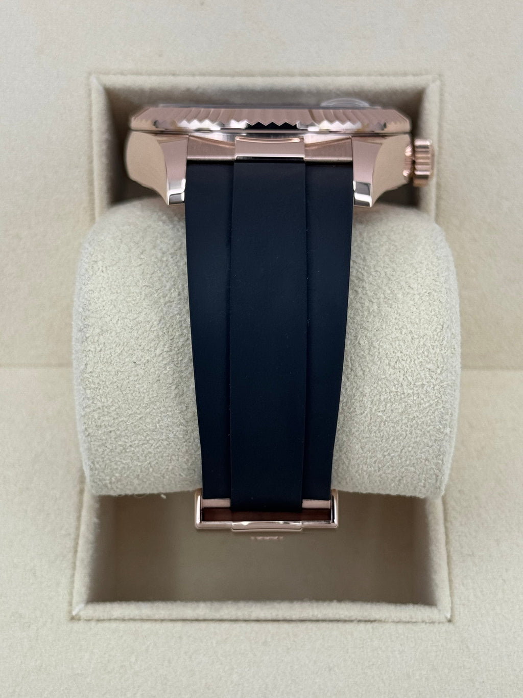 2022 Rolex Sky-Dweller 42mm 326235 Rose Gold Oysterflex Chocolate Dial