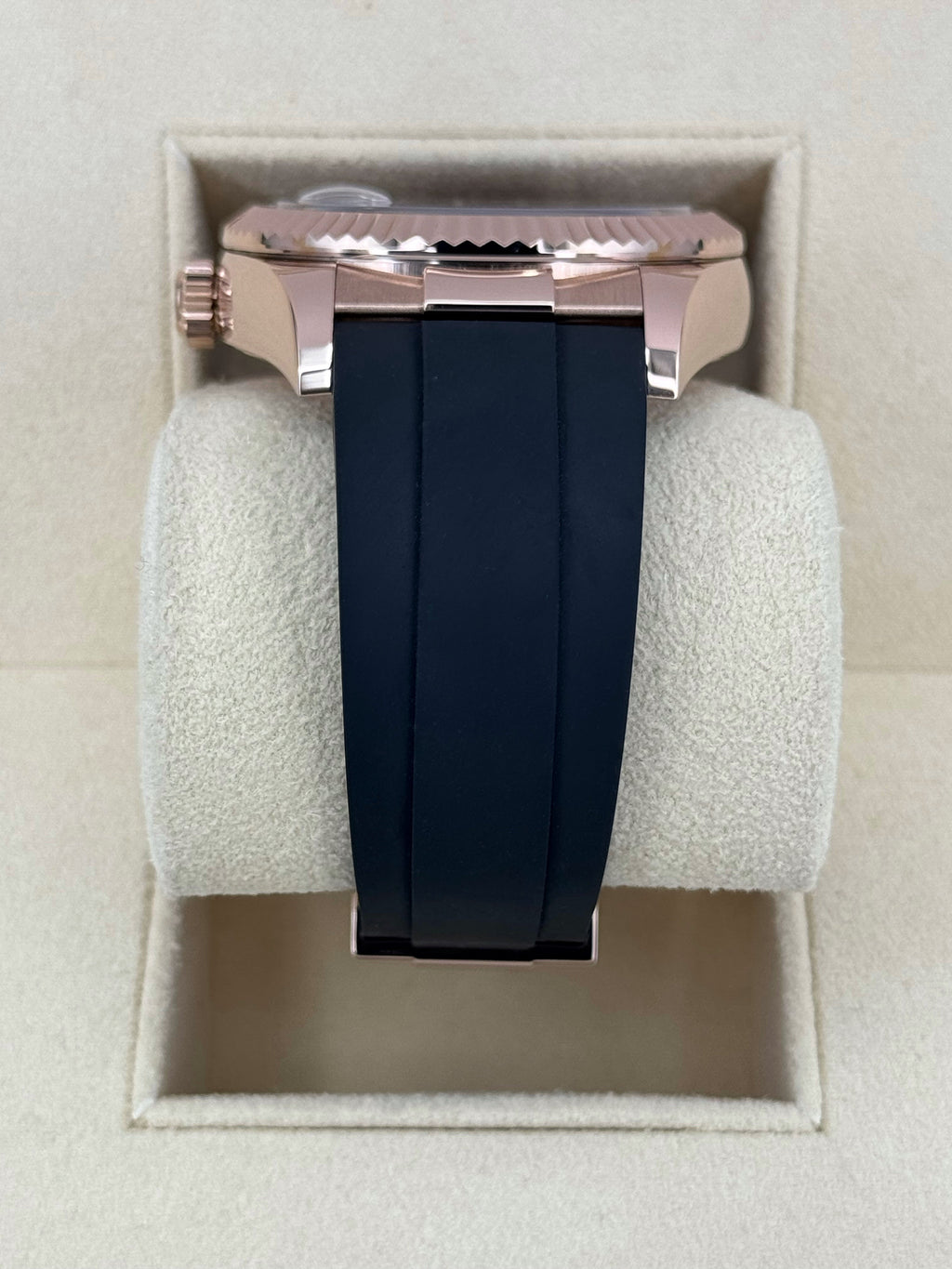 2022 Rolex Sky-Dweller 42mm 326235 Rose Gold Oysterflex Chocolate Dial