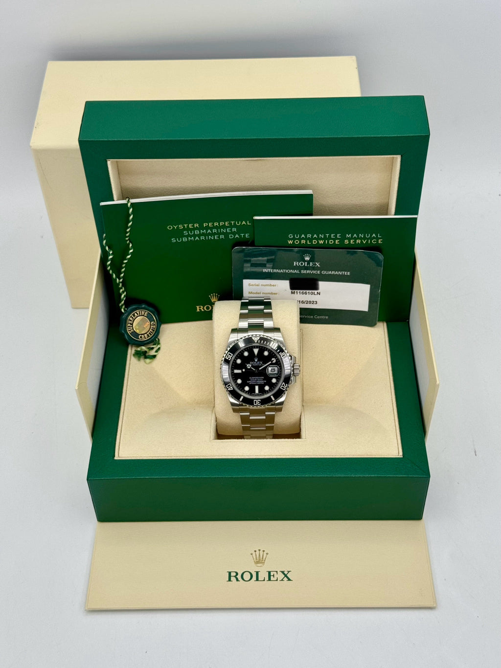 Rolex Submariner 40mm 116610LN Stainless Steel Black Dial