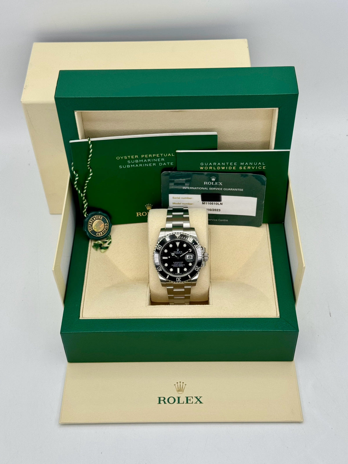 Rolex Submariner 40mm 116610LN Stainless Steel Black Dial