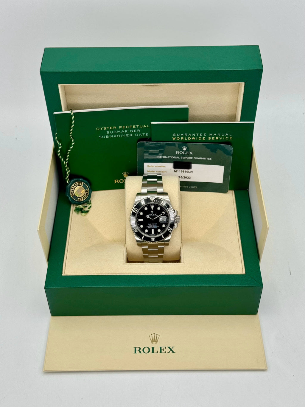 Rolex Submariner 40mm 116610LN Stainless Steel Black Dial