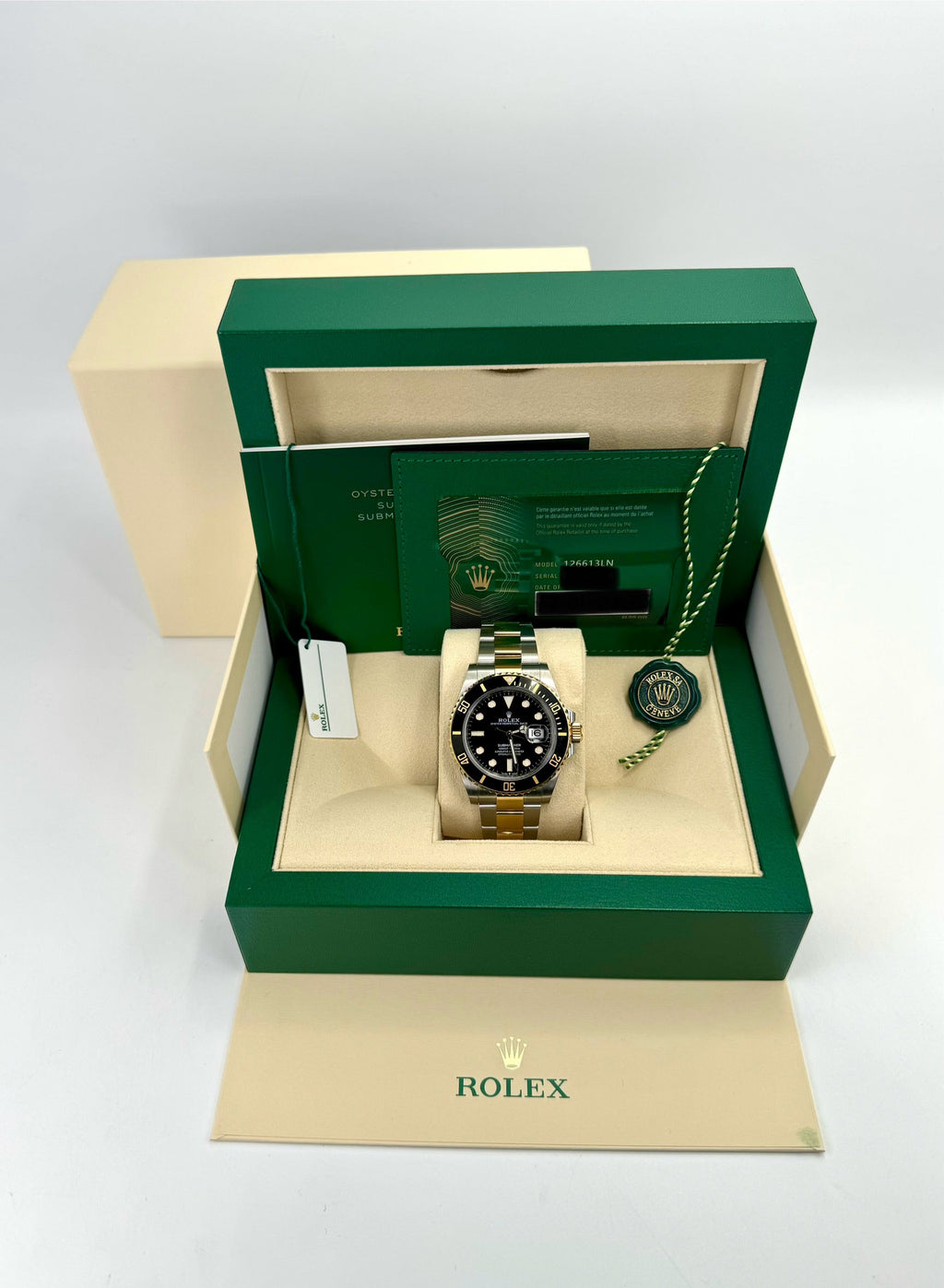 2023 Rolex Submariner 40mm 126613LN Tow-Tone Black Dial
