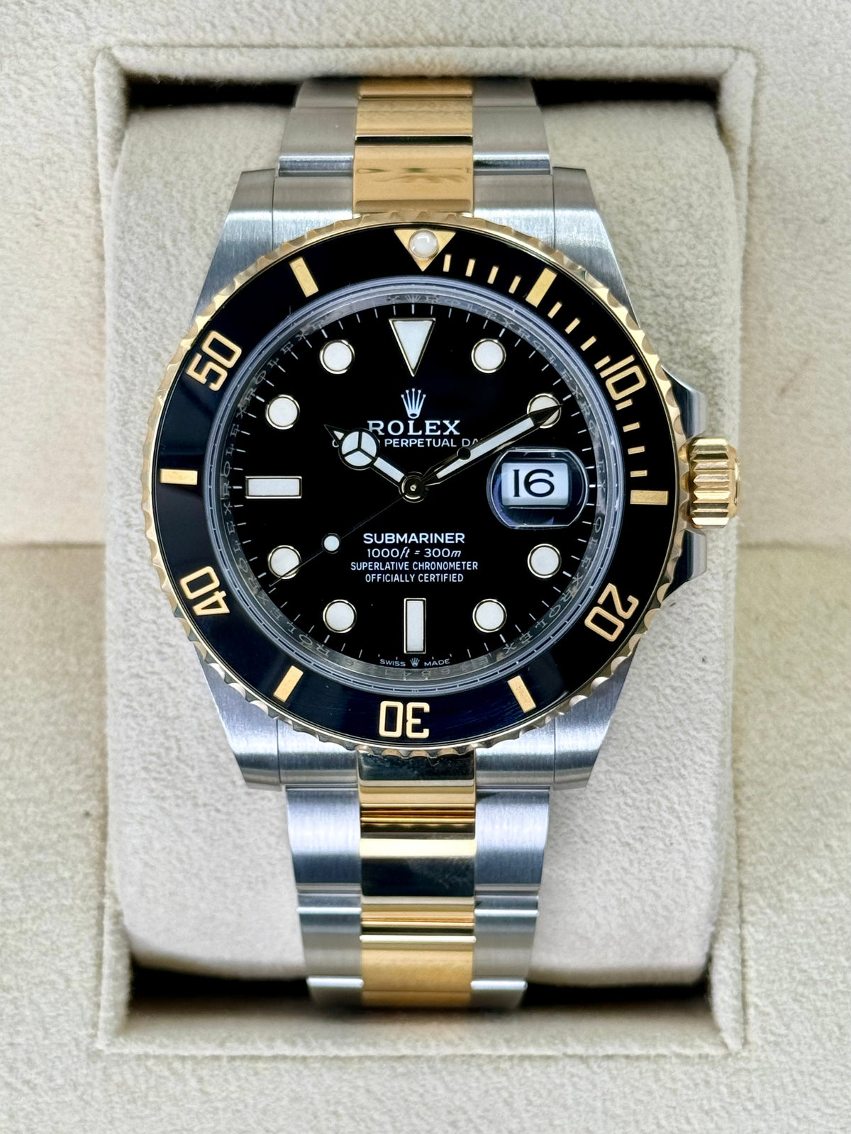 2023 Rolex Submariner 40mm 126613LN Tow-Tone Black Dial