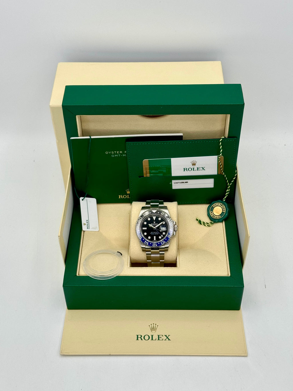 2018 Rolex GMT-Master II "Batman" 40mm 116710BLNR Oyster