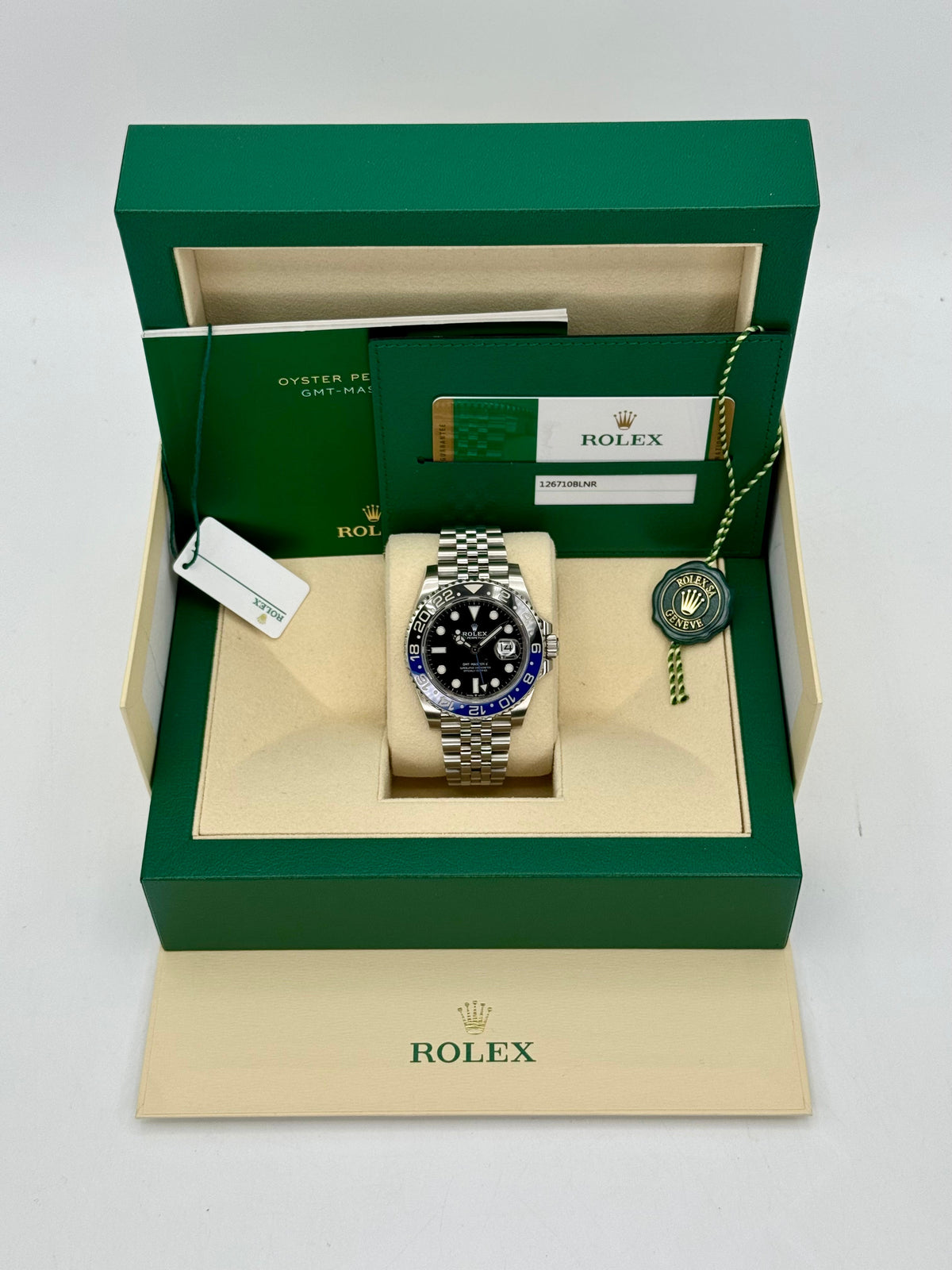 2019 Rolex GMT-Master II “Batgirl” 40mm 126710BLNR Jubilee Black Dial